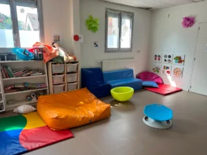 Vue rapprochée de la salle sensorielle du DAPE